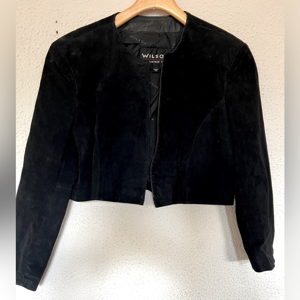 100% Authentic Leather Cropped Jacket